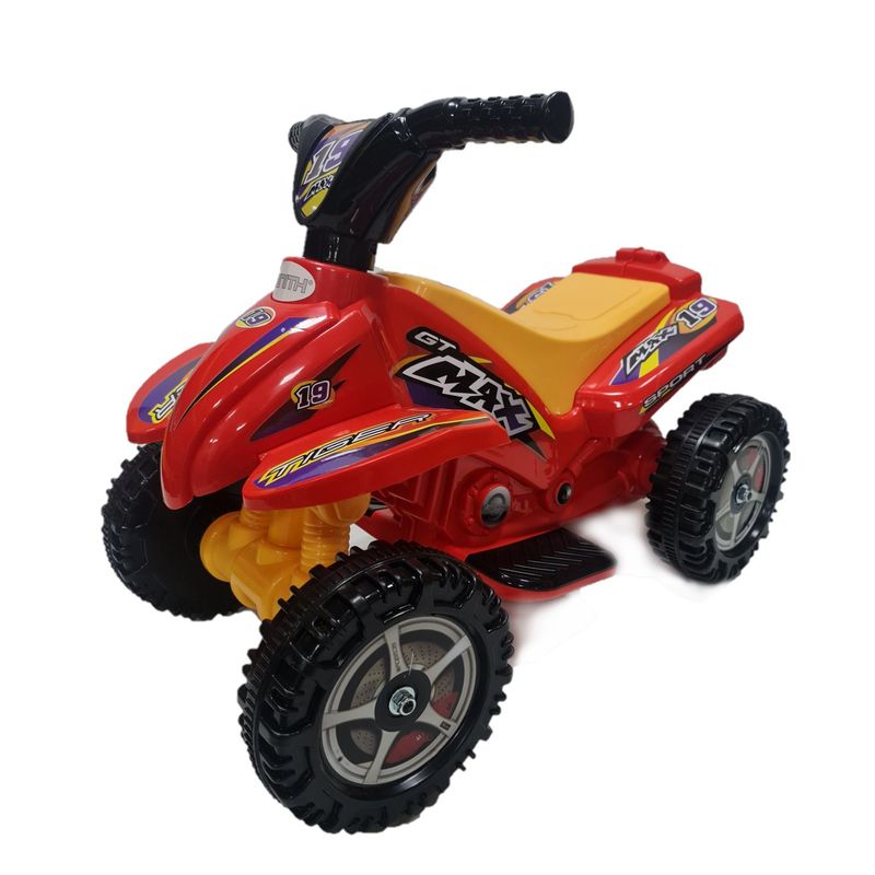 GENERICO - Moto Bebe Cuatrimoto Batería Eléctrica 1 a 4 Años ROJA GT