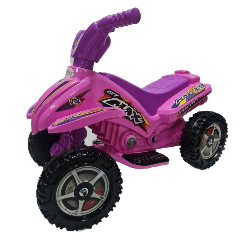 GENERICO - Moto Bebe Cuatrimoto Batería Eléctrica 1 a 4 Años ROSADA GT