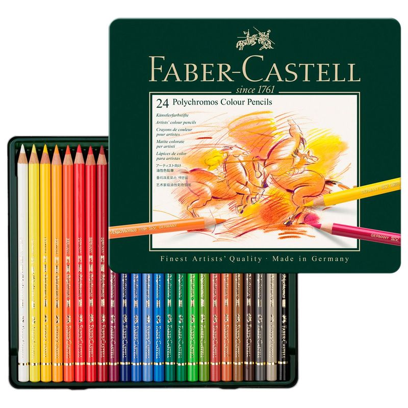 GENERICO - Faber-castell Juego X24 Colores Polychromos Profesionales