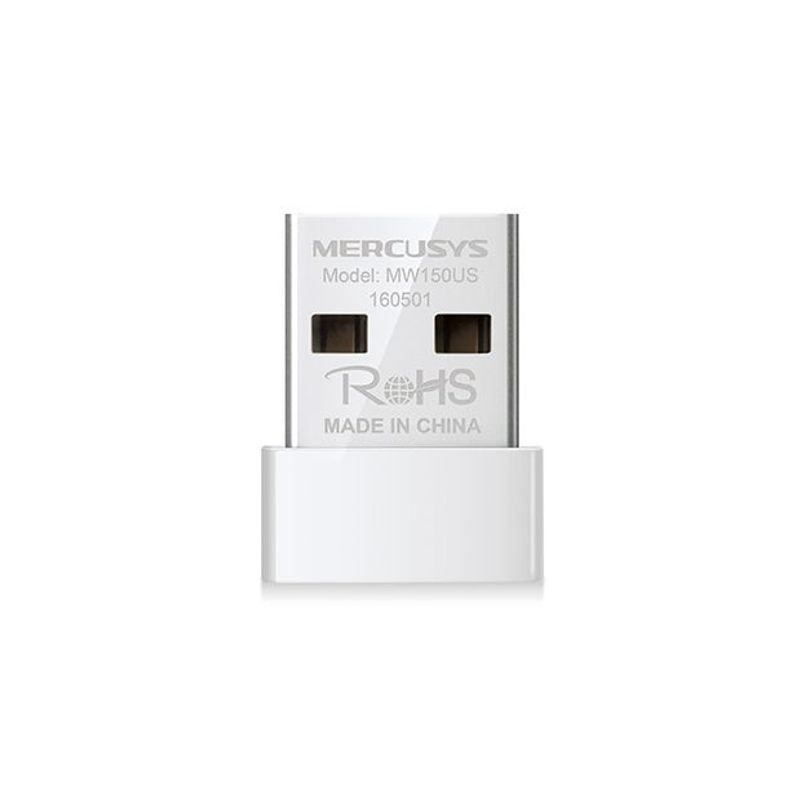 MERCUSYS - Adaptador Nano Mercusys USB 2.0  inalámbrico de 150Mbps