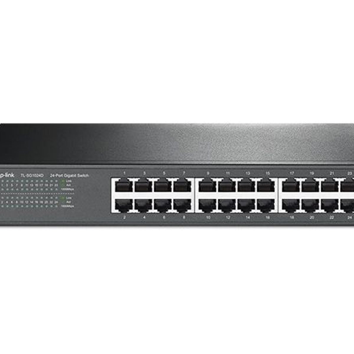 TP LINK - Switch TPLINK NO administrable Gigabit 24 montaje en escritorio y rack
