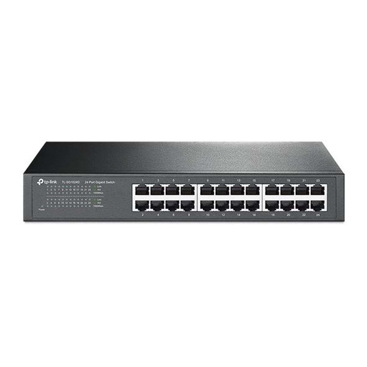 TP LINK - Switch TPLINK NO administrable Gigabit 24 montaje en escritorio y rack