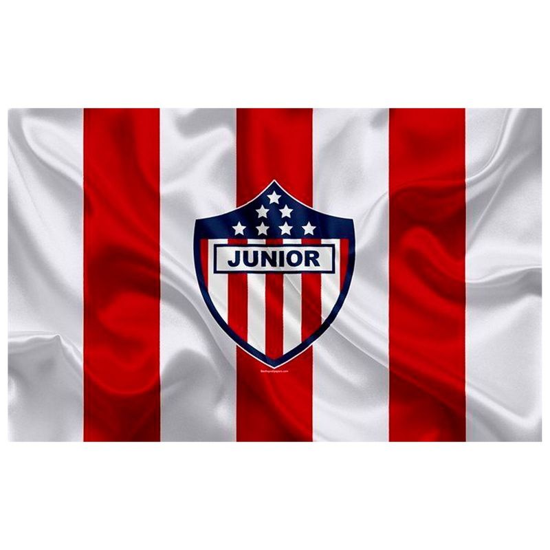 GENERICO - Bandera Junior De Barranquilla 150x90cm Exterior Grande