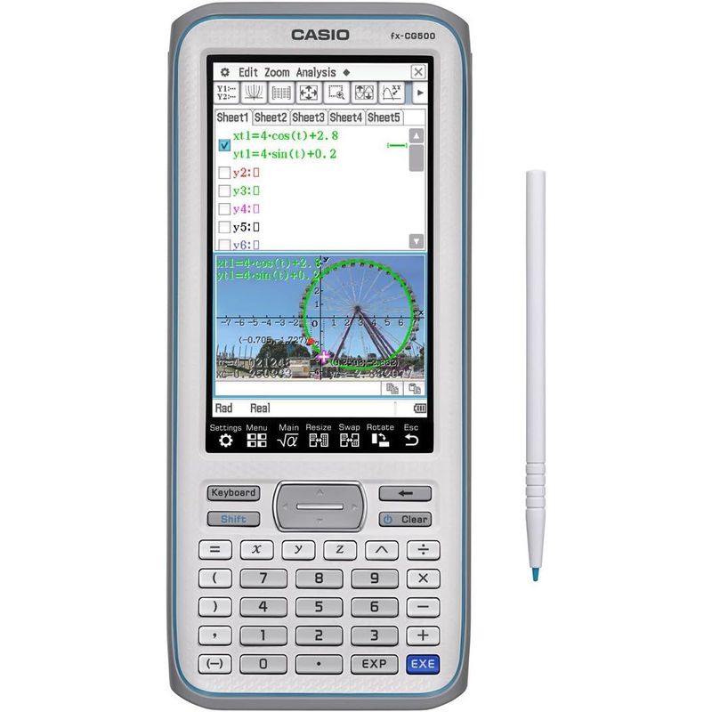 CASIO - Calculadora Casio Fx-CG500 Pantalla Táctil Gráfica Stylus