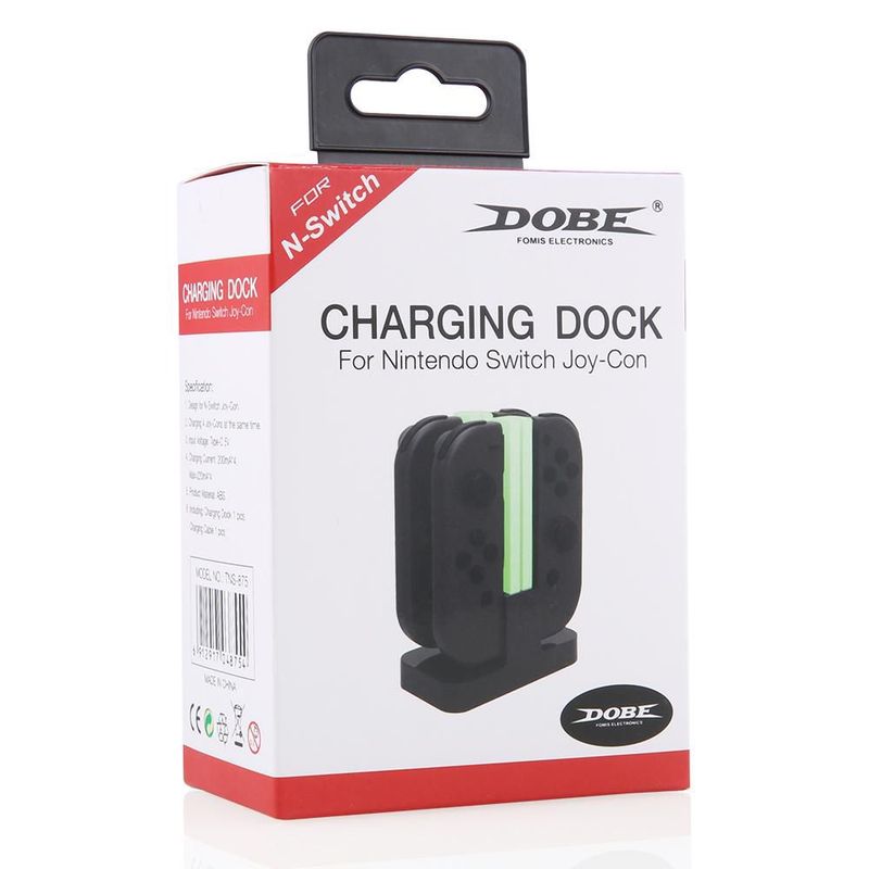 DOBE - Cargador Dock Joy-Con Nintendo Switch 4 en 1 