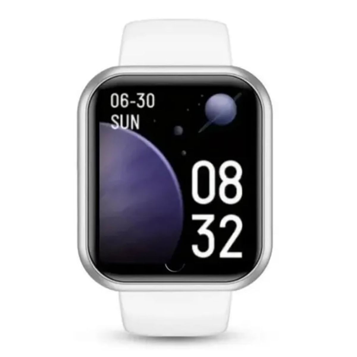 GENERICO - Smartwtach Multifuncion Monitoreo Salud Multimedia - Plata Blanco