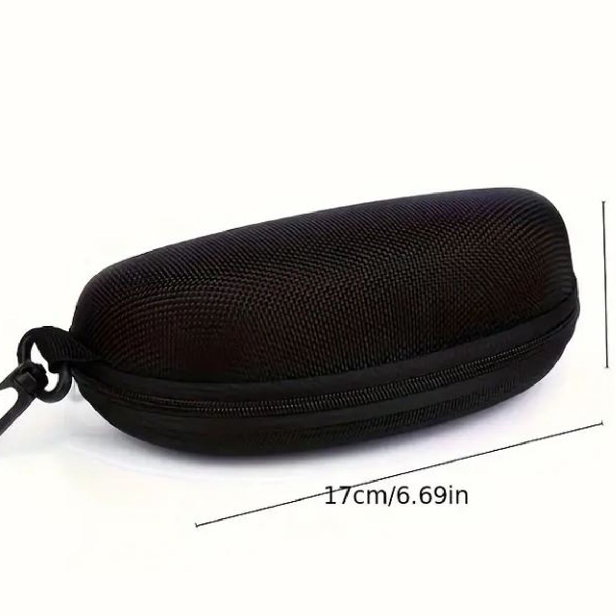 GENERICO - Funda Estuche Negro Rígido Protector Duro Marco Negras Gafas