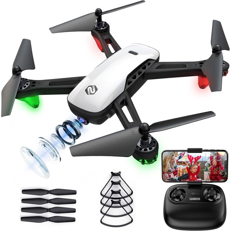 ONE PIXEL - Drone Sanrock U52 Con Cámara HD 1080P WiFi Live Video FPV
