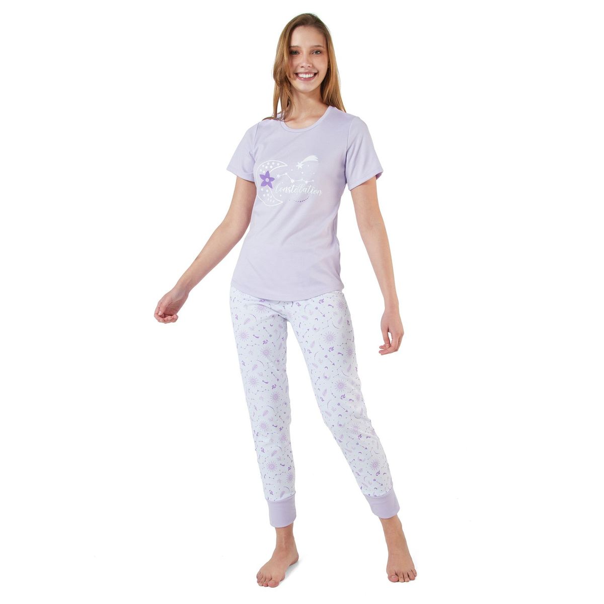 SANTANA - Pijama Mujer Hanna Lila