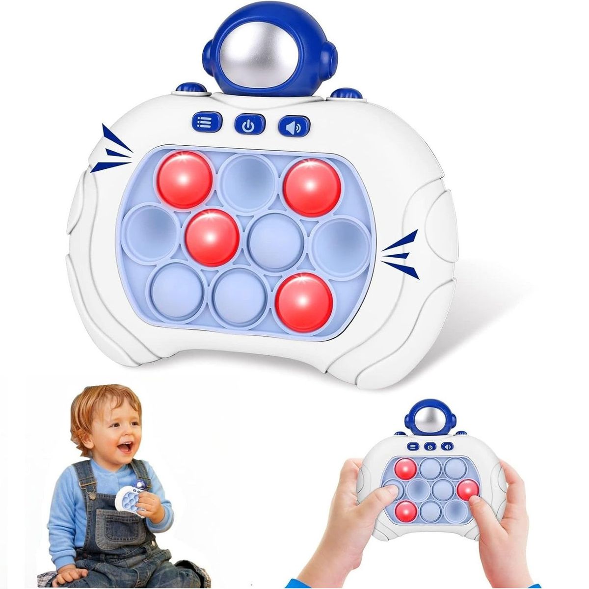 GENERICO - Juguete Pop It Electronico Burbujas Quick Push Astronauta