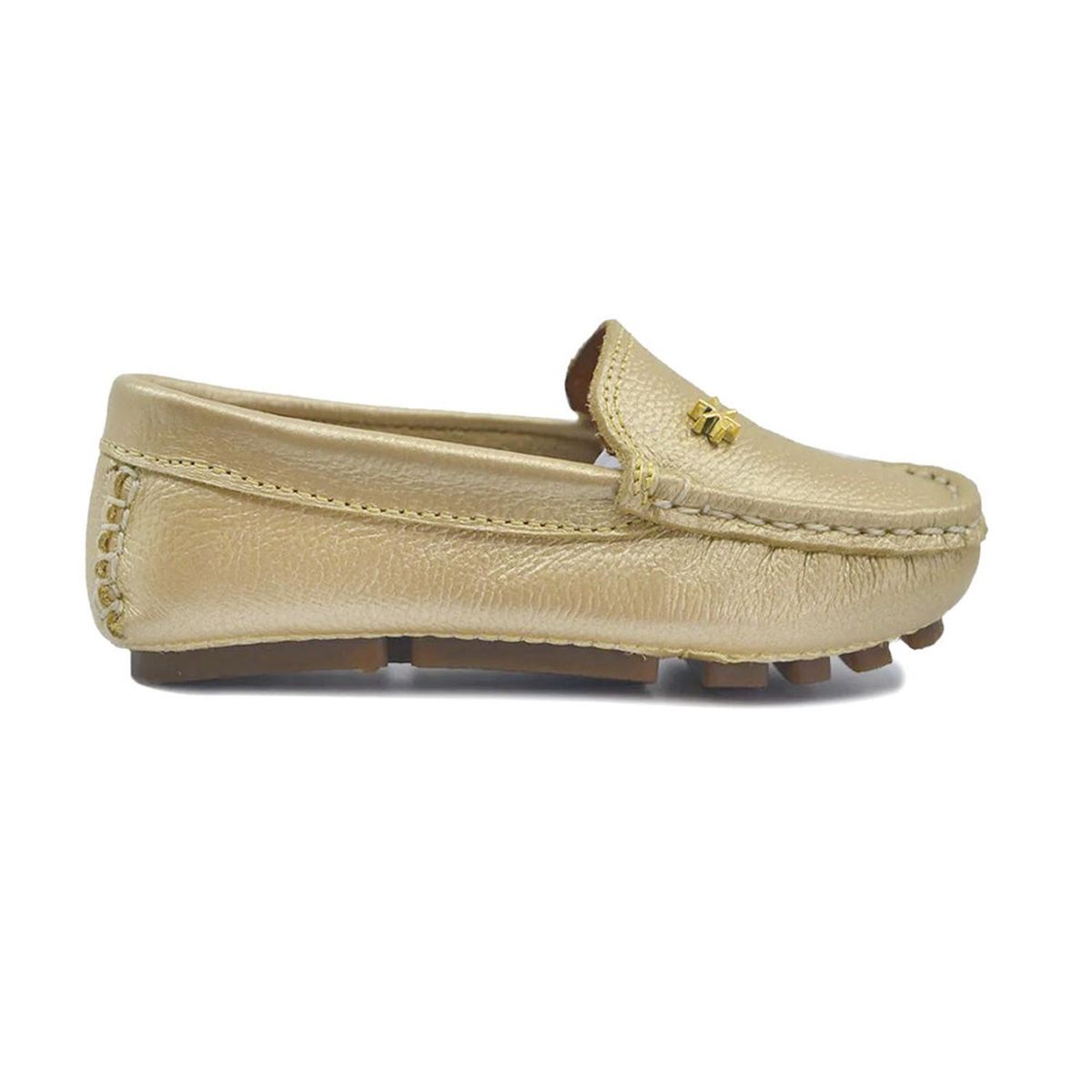 PAPOS - Mocasines para Niñas Golosina Dorado - Dorado