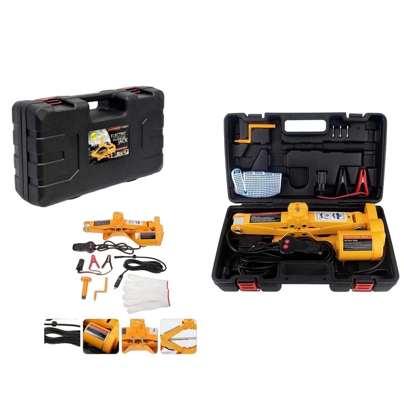 GENERICO - Gato Electrico Para Vehículo Carro Cap 2 Ton Bateria  12 V