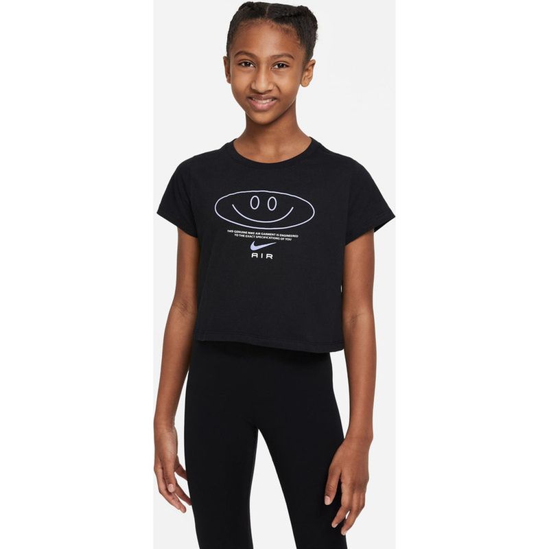 NIKE - Camiseta Niños Nike Tee Crop Air - Negro
