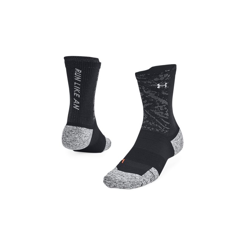 UNDER ARMOUR - Medias Hombre Under Armour AD RUN CUSHION 1P Negro UNDER ARMOUR