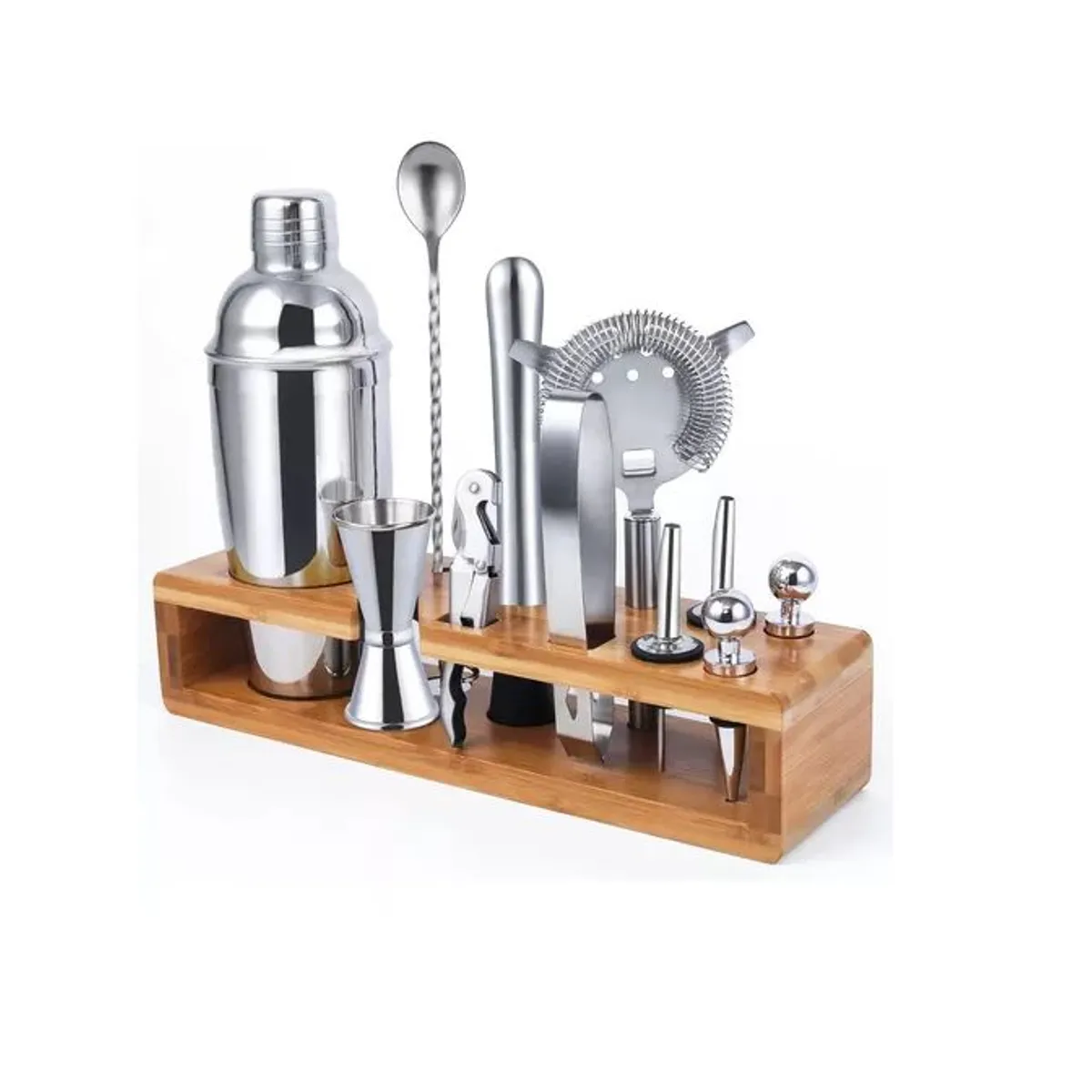 KIDSHOP - Set Bartender Kit Coctelera Vaso Preparar Bebibas Bar 13 Pza