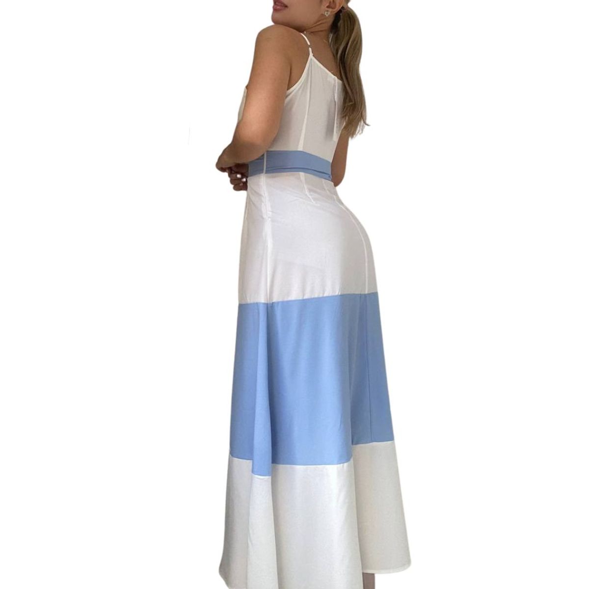 YURELKSHOP - VESTIDO LARGO CASUAL DE TIRANTES