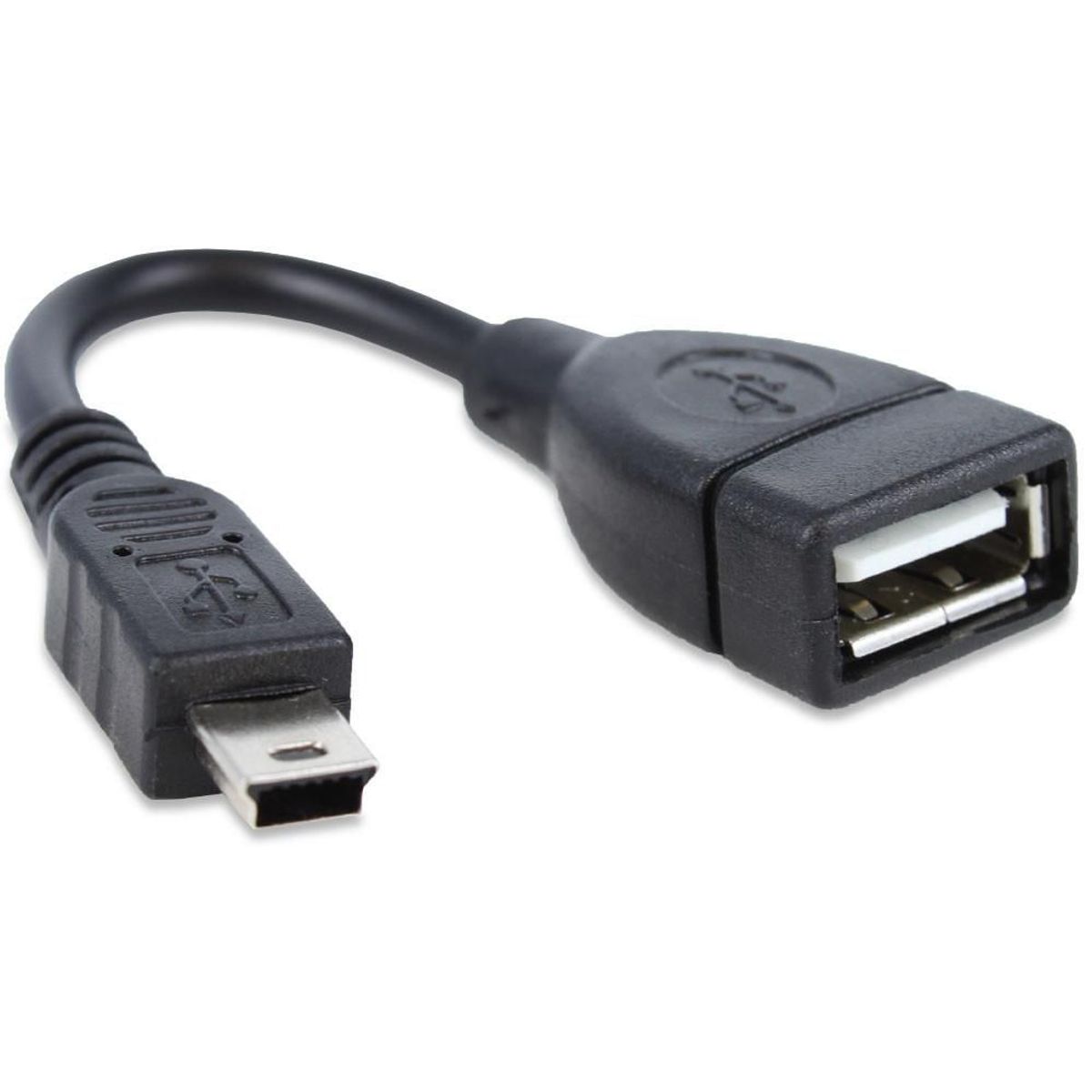 GENERICO - Cable OTG Mini USB a USB Hembra Rápido 