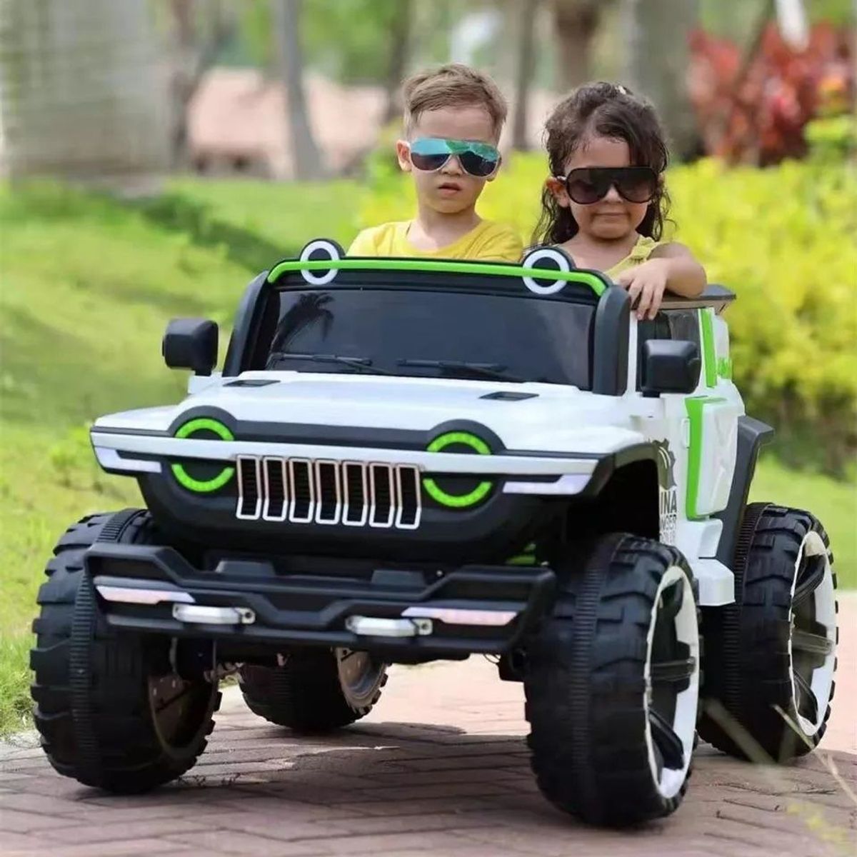 GENERICO - Carro Infantil Batería Eléctrico Campero 4X4 Niños 1A8 AÑOS