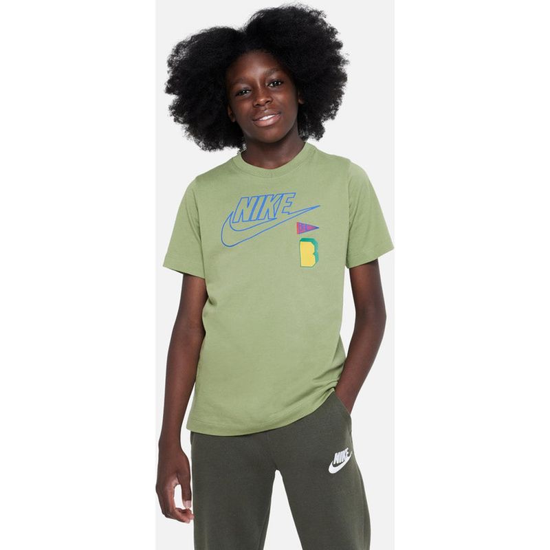 NIKE - Camiseta Niños Nike Tee Amplify - Verde