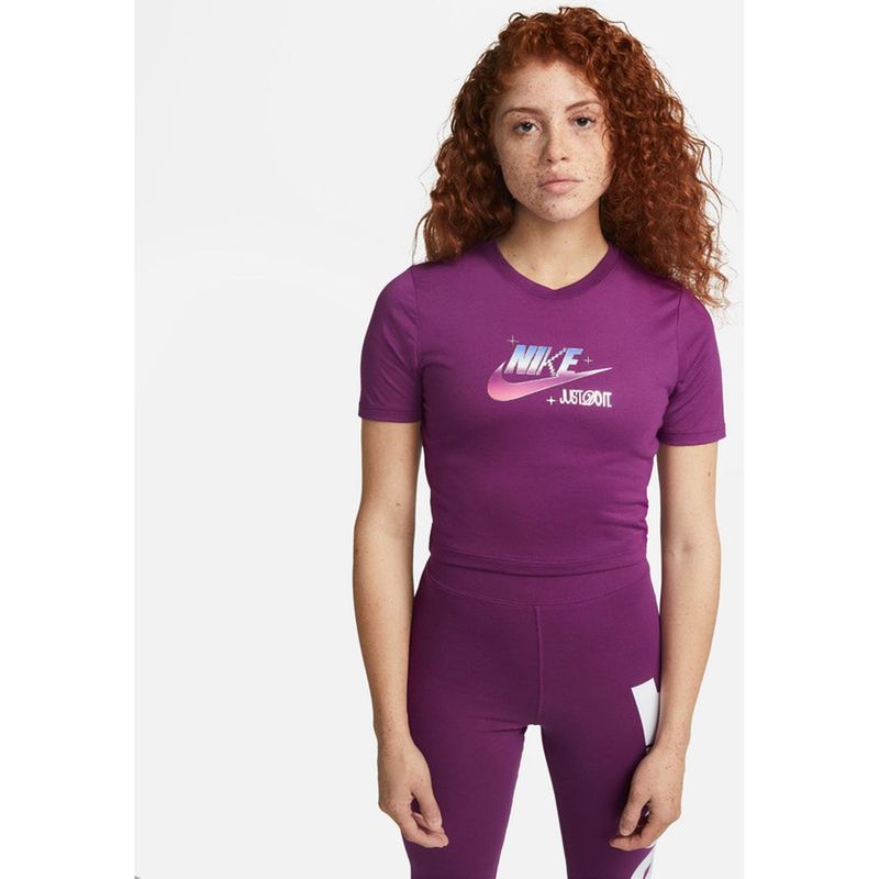 NIKE - Camiseta Mujer Nike Tee Oc 2 Slim Crop