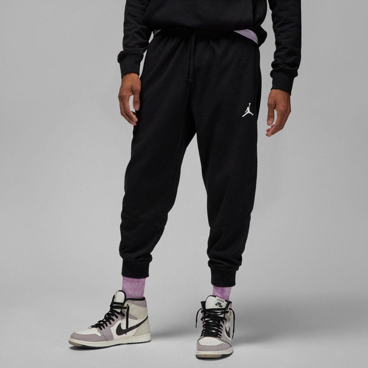 JORDAN - Pantalón Sudadera Hombre Jordan Dry-fit Sport Crossover Flee Negro