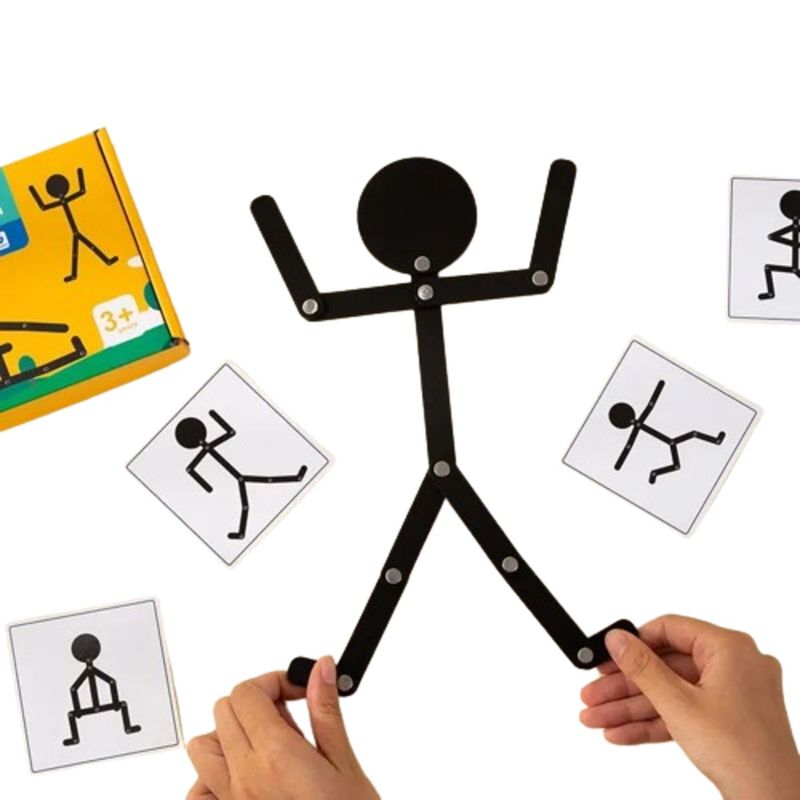 GENERICO - juego De Mesa Puzzle Montessori Palo De Madera Educativo