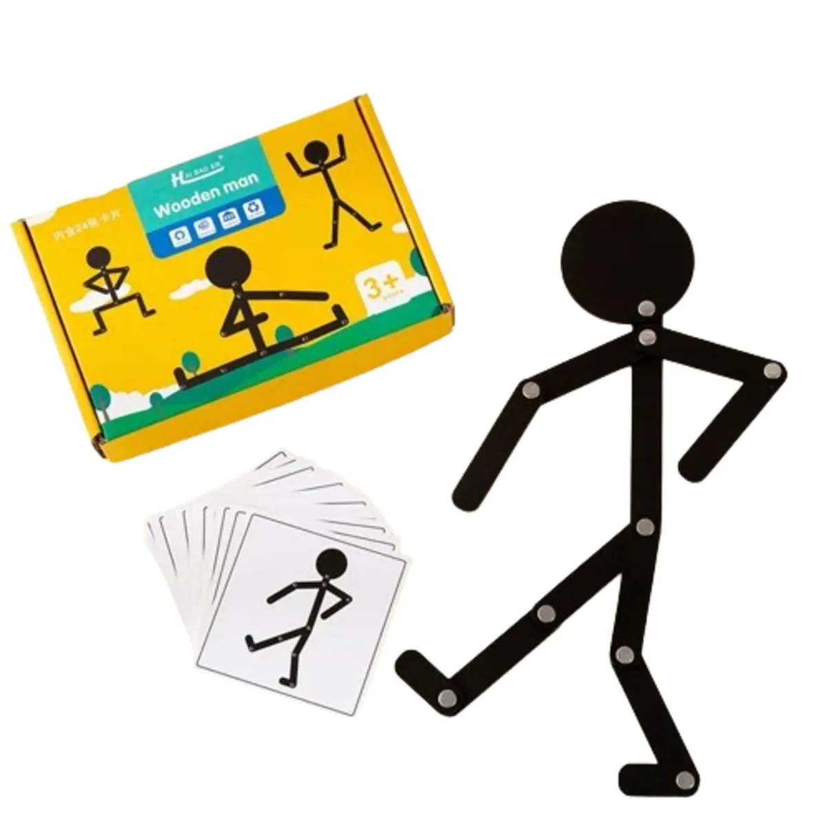 GENERICO - juego De Mesa Puzzle Montessori Palo De Madera Educativo
