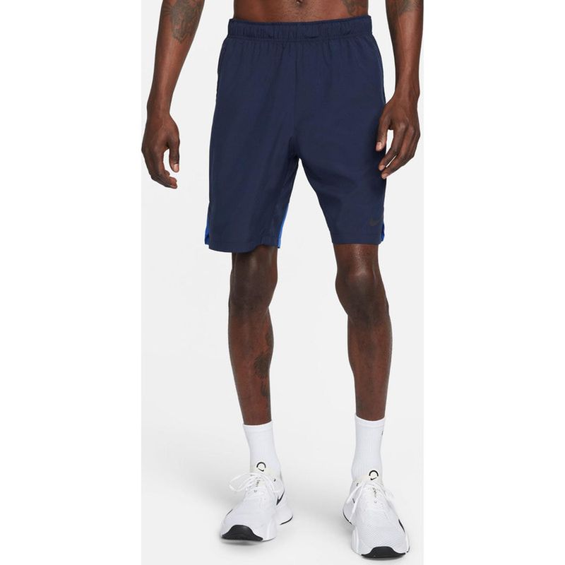 NIKE - Pantaloneta deportiva Hombre Nike Dry-Fit Flex Woven 9In - Azul oscuro
