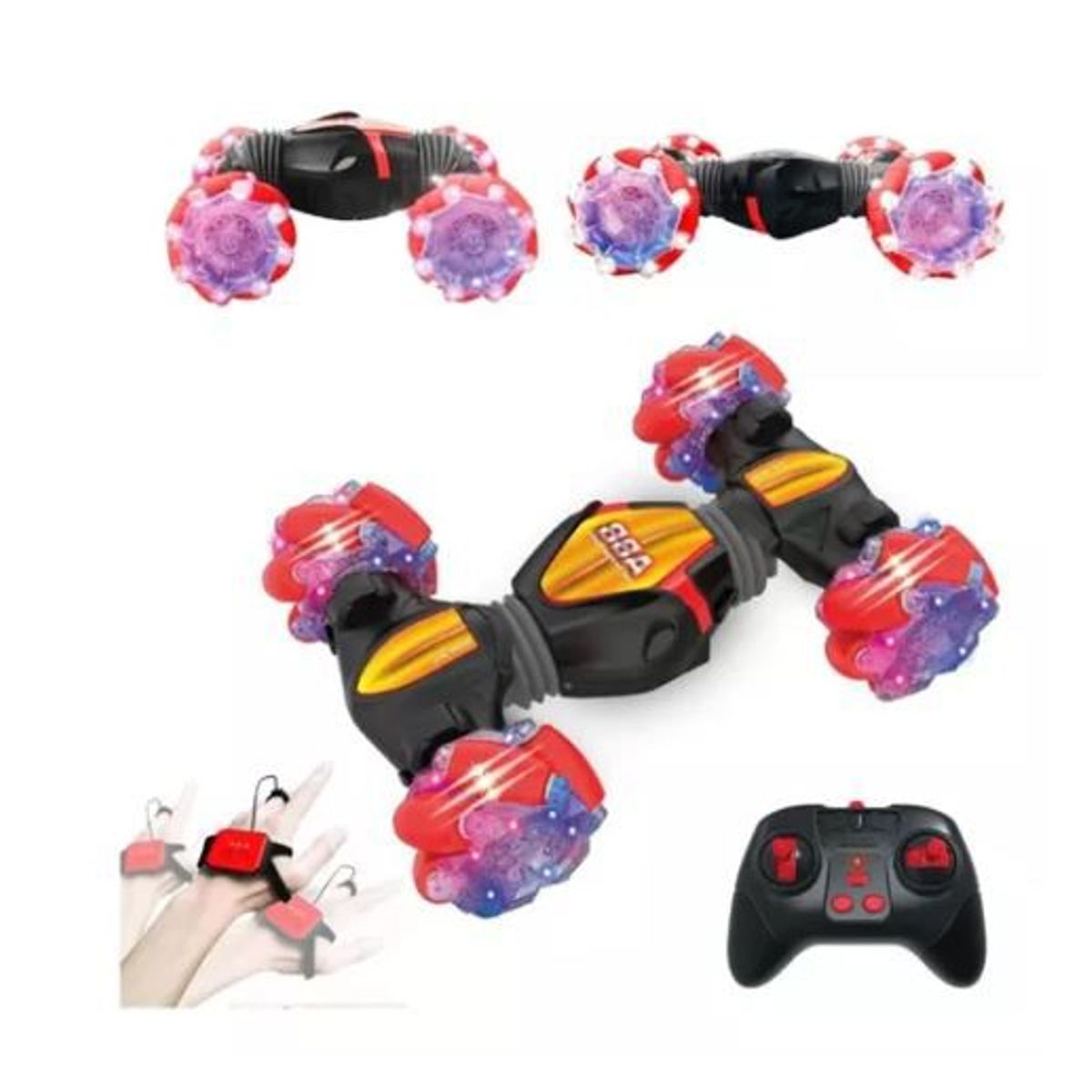 SHENGKE - Carro Control Remoto Manilla Gestos Dual Control Luz Led