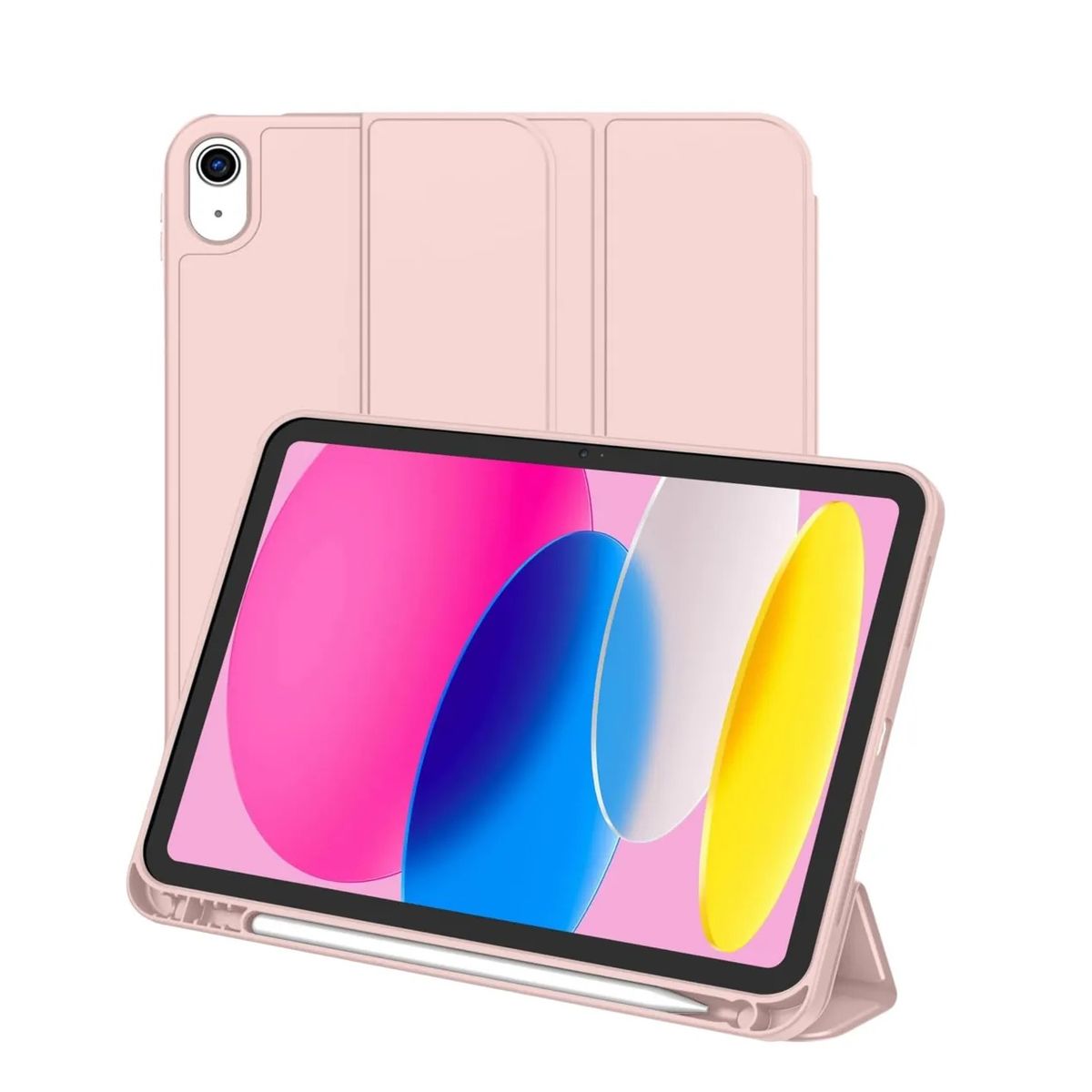 GENERICO - Funda smart case con espacio de lápiz para ipad 10 generación 10.9