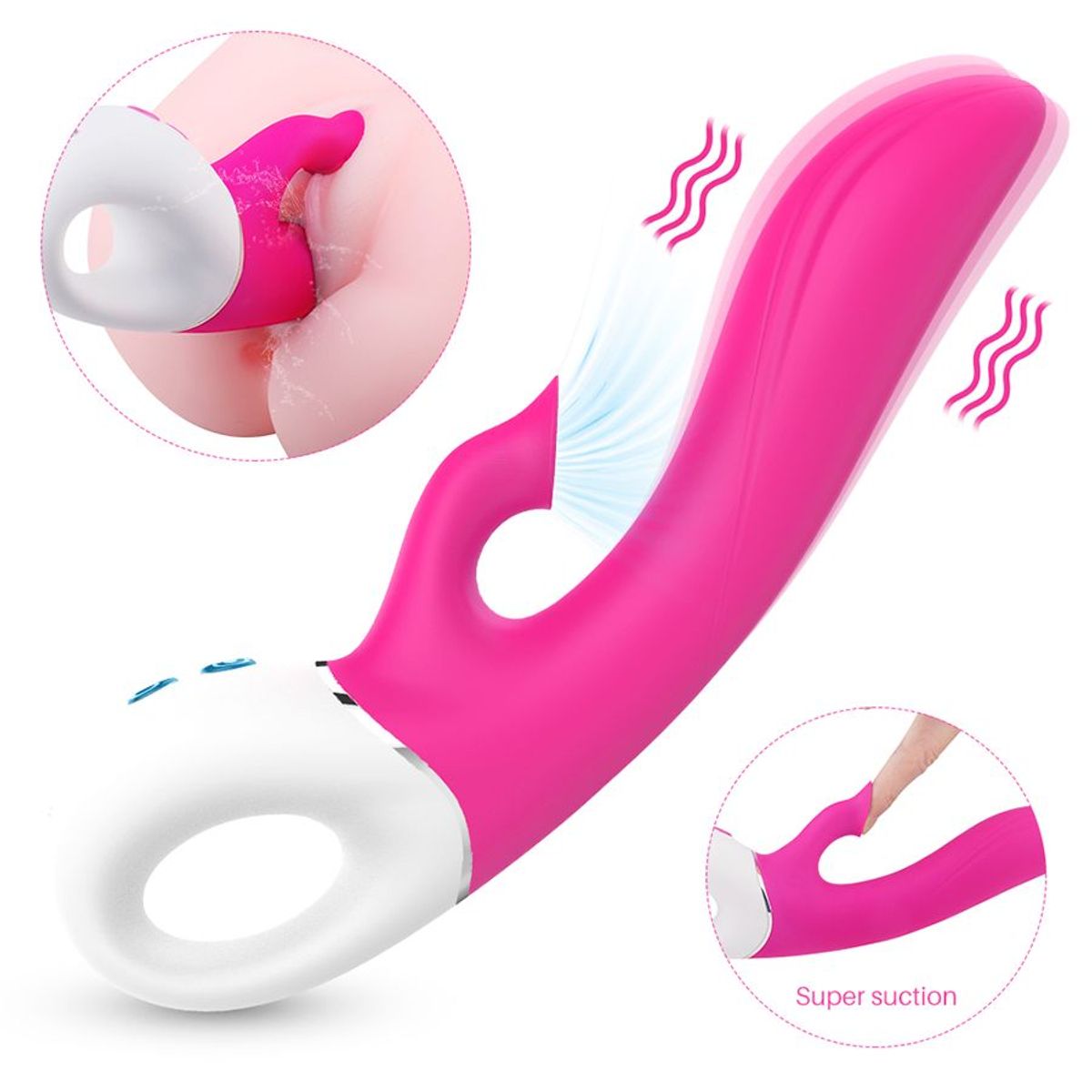 GENERICO - Vibrador Doble Estimulación Dew