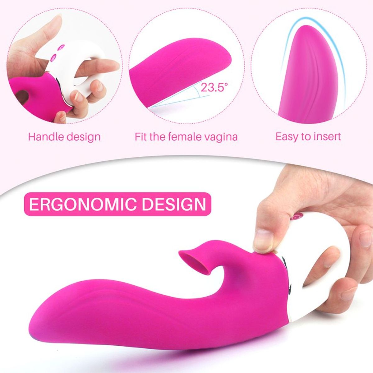 GENERICO - Vibrador Doble Estimulación Dew
