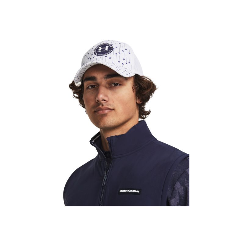 UNDER ARMOUR - Gorra Hombre Under Armour ISO-CHILL DRIVER MES Blanco UNDER ARMOUR