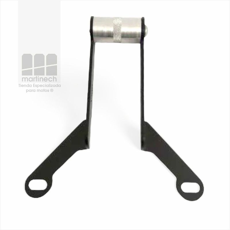 STEEL - Base Soporte Gps Para Cúpula En Acero Moto Vstrom 250 Sx - Negro