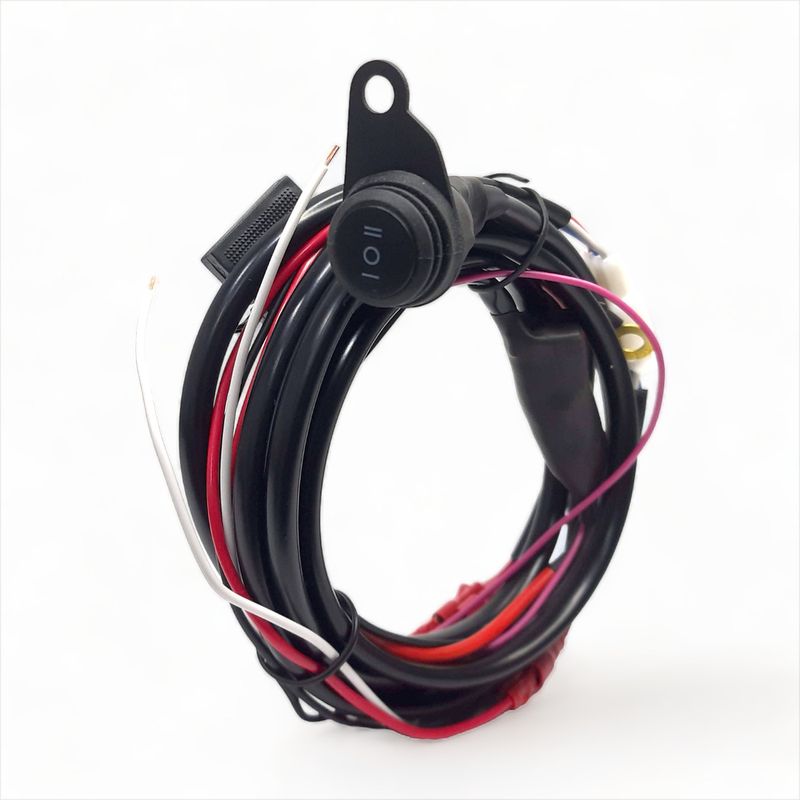 GENERICO - Cableado Arnes Moto Exploradoras Bicolor Switch Y Relevo - Negro