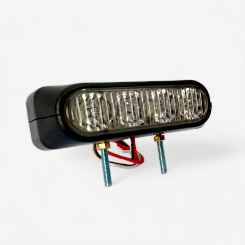 GENERICO - Stop Led con Strober Maletero o Top Case Luz Trasera Moto - Negro