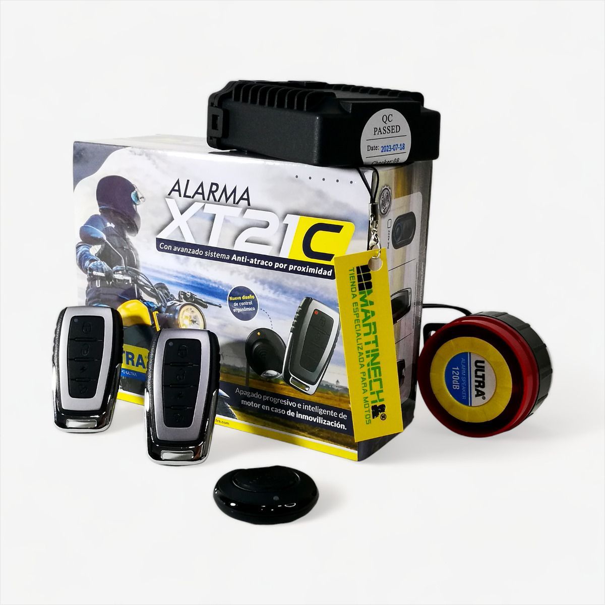 ULTRA PRO - Alarma Moto Xt21c Ultra Proximidad Alejamiento - Negro