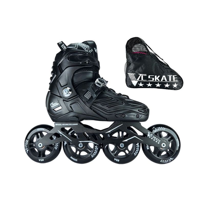 GENERAL - Patines Linea Semiprofesionales Ajustables Vc Sport S Negro