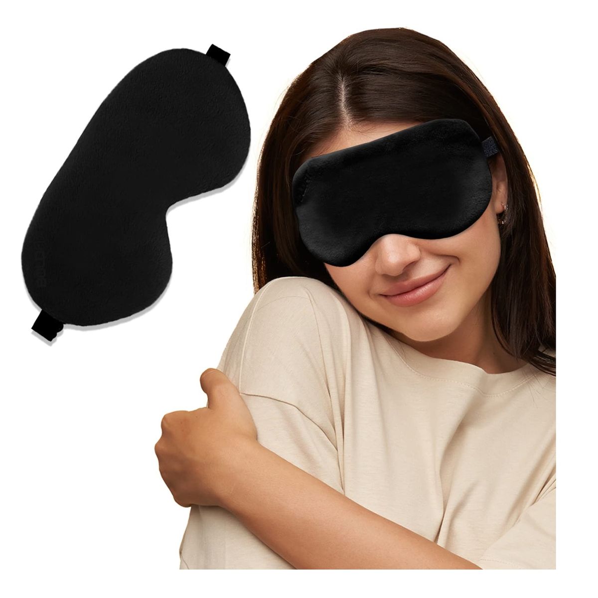 GENERICO - Gafas Mascara Dormir Sueño Descanso Antifaz Con Tapones Tapaoidos 3m
