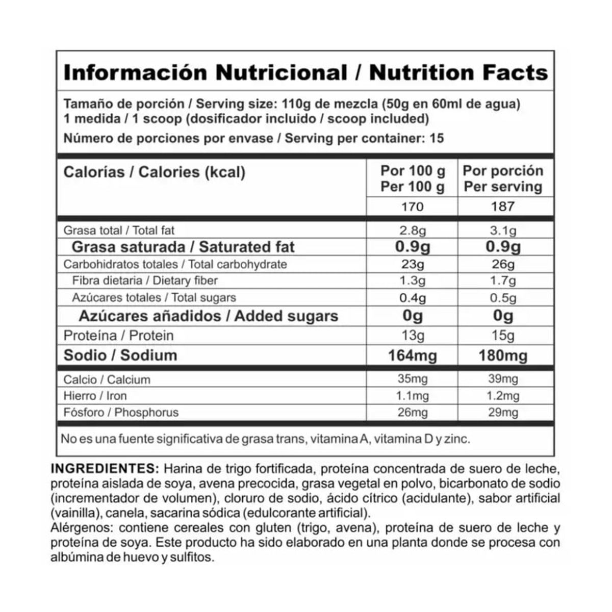 MEGAPLEX - Protein Pancake Tradicional 1.65 Lb - Nutramerican Pharma