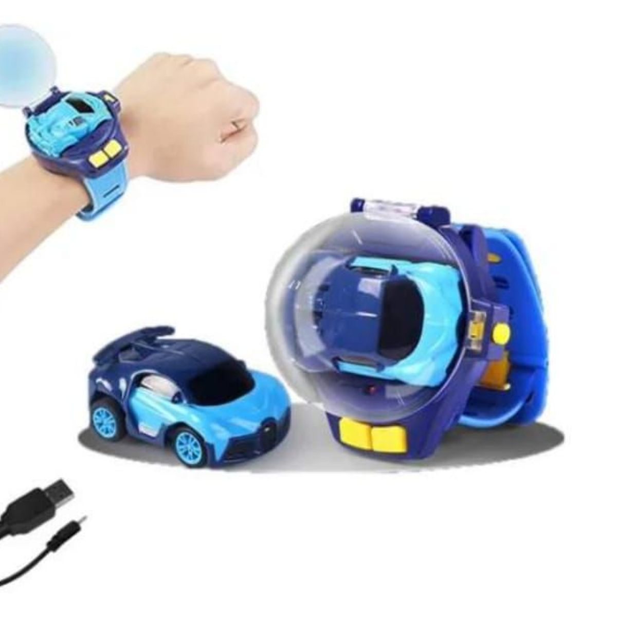 GENERICO - Reloj Con Carro a Control Remoto Para Niños y Niñas