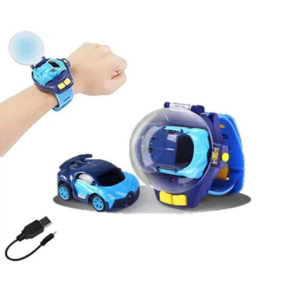 GENERICO - Reloj Con Carro a Control Remoto Para Niños y Niñas