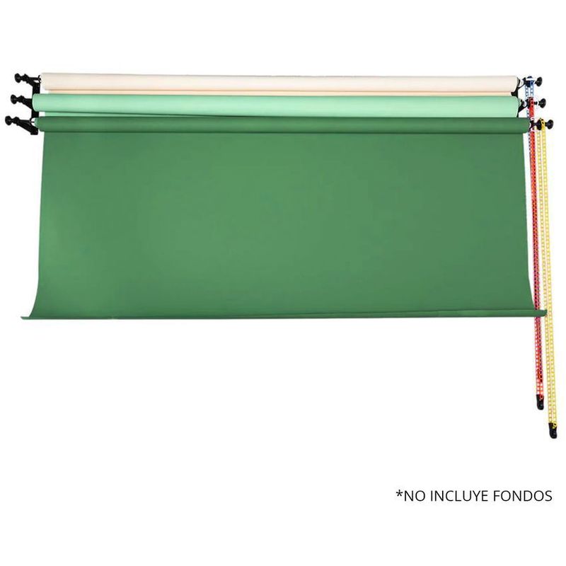 GENERICO - Soporte triple de pared para fondos de estudio fotografico