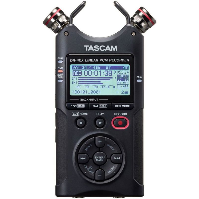TASCAM - Tascam dr-40x grabadora portátil de 4 canales stereo