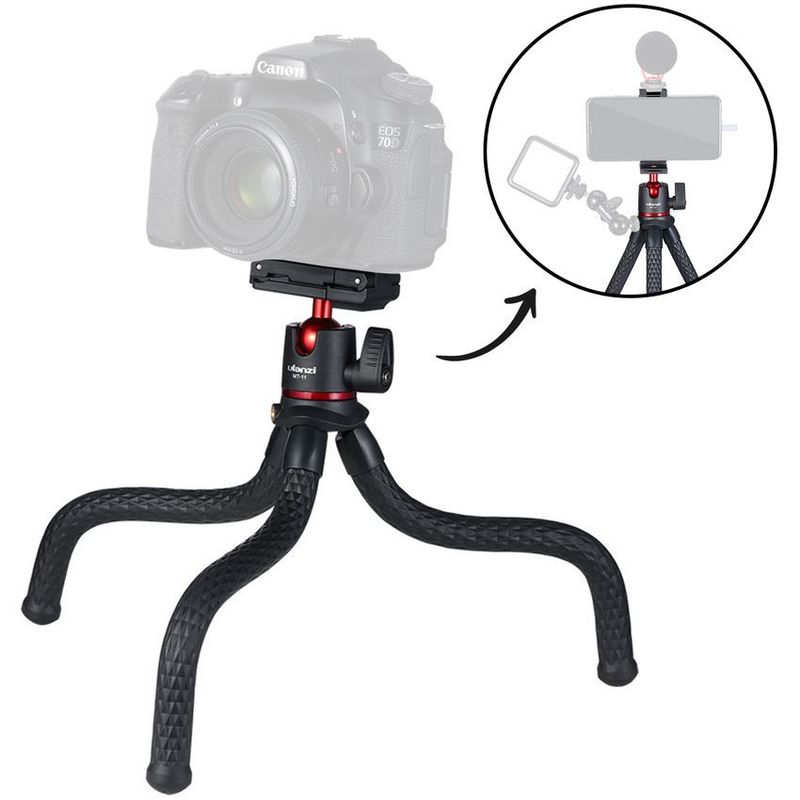 ULANZI - Tripode flexible para camara smartphone ulanzi mt-11 negro