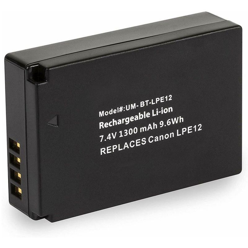 GENERICO - Bateria recargable lp-e12 para canon sl1 m50 m100 y powershot sx70 hs