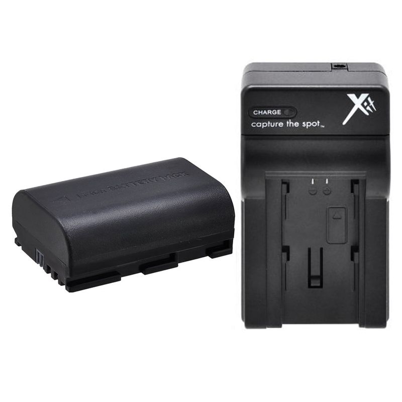 XIT PHOTO - Bateria lp-e6 + cargador para canon 5d 6d 7d 60d 70d