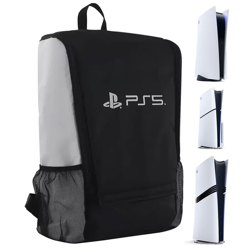 GENERICO - Maletín Funda Estuche Morral para Ps5 Porta Accesorios Y Juegos.