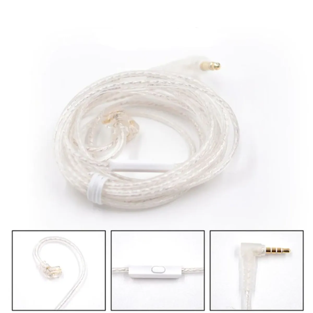 KZ - Cable Audífonos Kz pin tipo C CON MICROFONO para ZSN PRO-EDX PRO-DQ6