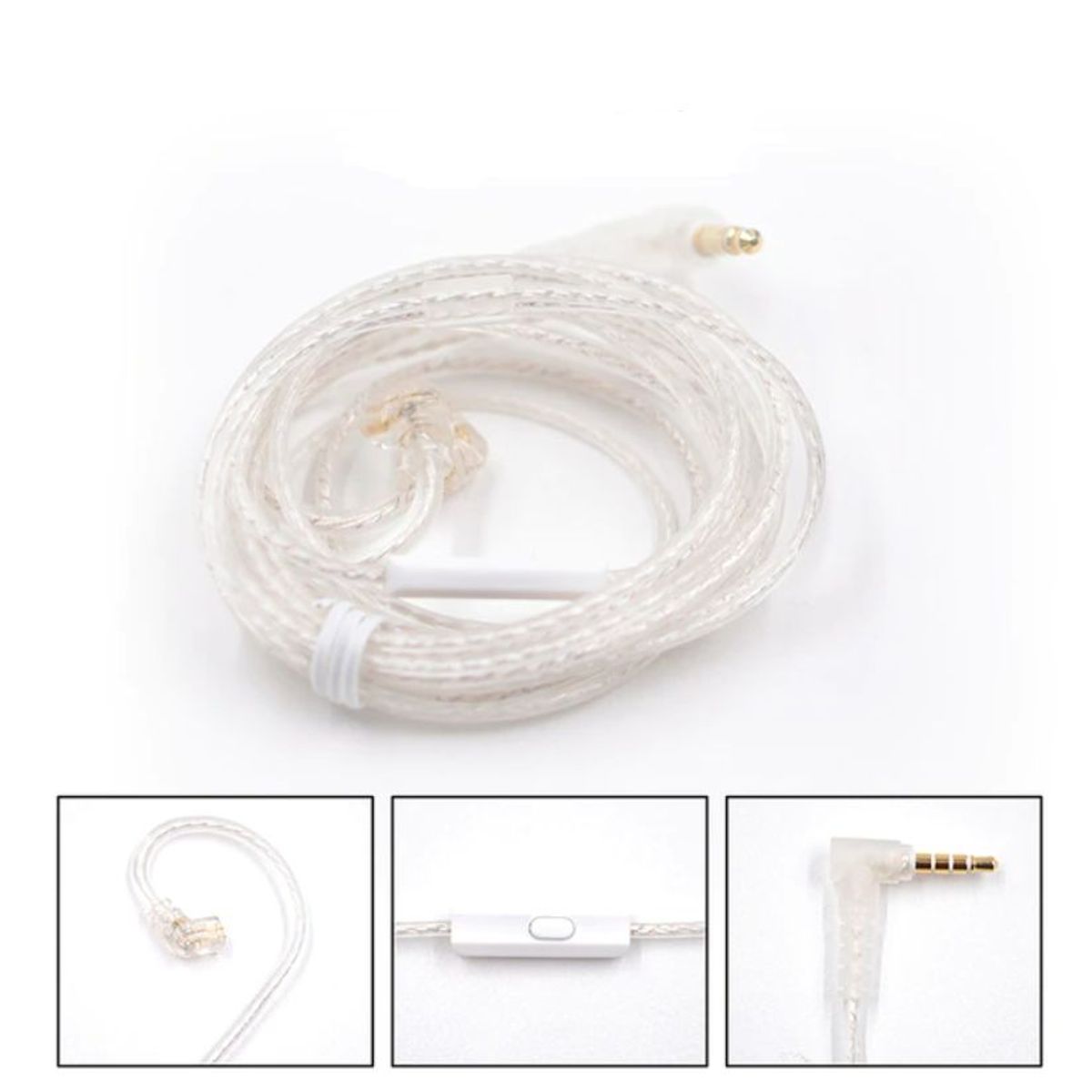 KZ - Cable Audífonos Kz pin tipo C CON MICROFONO para ZSN PRO-EDX PRO-DQ6